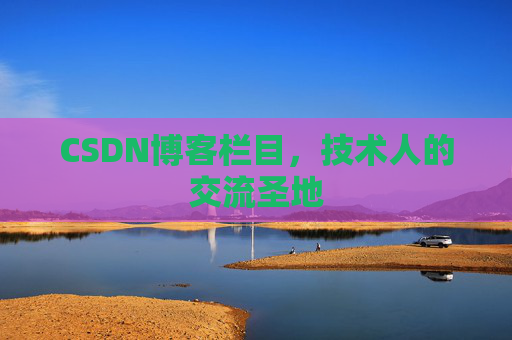 CSDN博客栏目，技术人的交流圣地